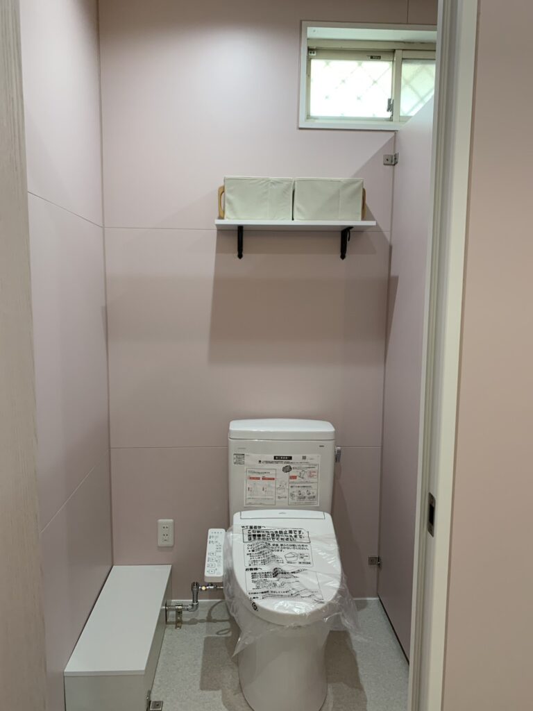 トイレのリフォーム、アフター画像